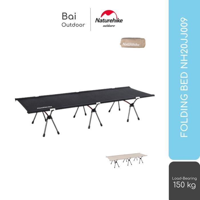 FOLDING BED NATUREHIKE NH20JJ009 VELBED PORTABLE OUTDOOR CAMPING ALLOY