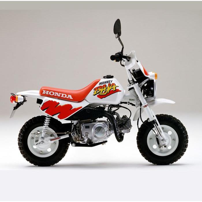 Sticker Decal Tempelan Honda Monkey Baja Merah 1991 Hatesix