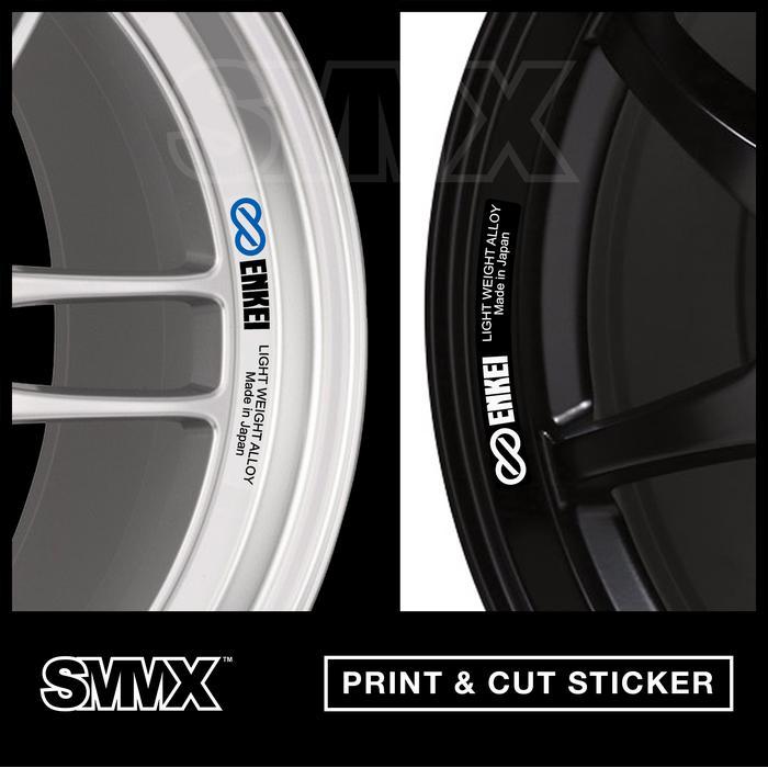 Sticker Stiker Velg motor mobil Enkei