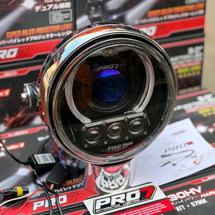 DOBEL PRO LAMPU NINJA ORIGINAL BILED PRO7 P730HV P750XS MINILASER MP93 - P730HV MP93 BATOK KW