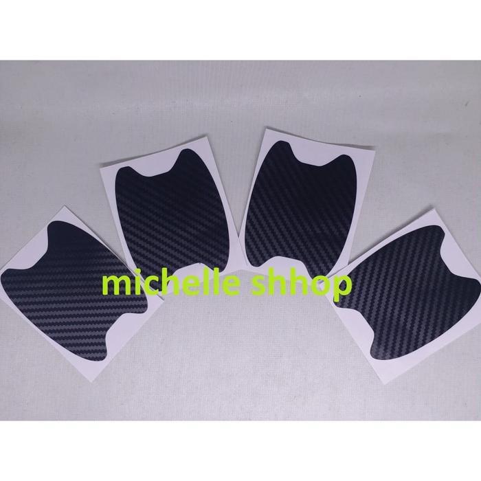 Anti Gores pintu Mobil Motif Carbon Black mobil all new rush