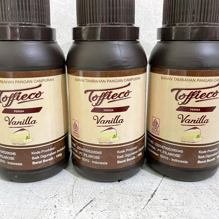 (100 Gram) Toffieco Perisa Vanilla Botol Toffieco Pasta Vanilla Perisa Vanilla