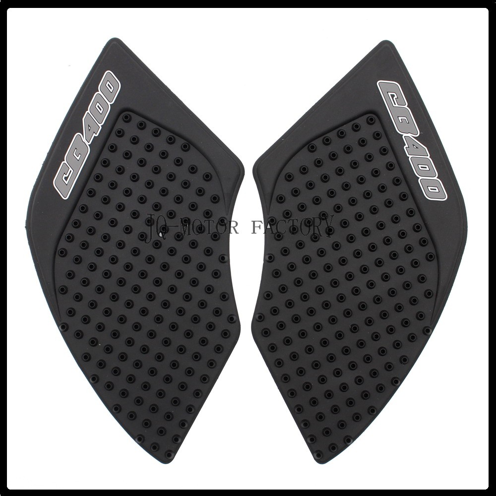 NEW MOTORCYCLE TANK TRACTION PAD SIDE GAS KNEE GRIP PROTECTOR ANTI SLIP STICKER FOR HONDA CB400