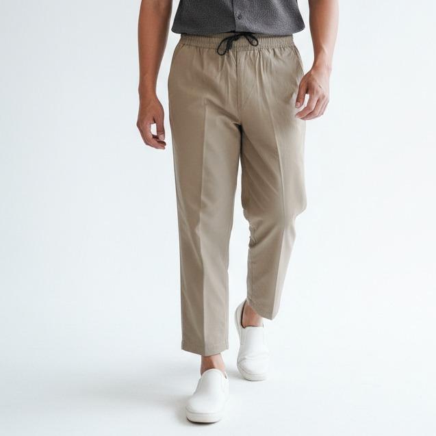 Celana Sirwal Kantor Basic Pria Dewasa Al-Hayat Celana Panjang Polos Bahan Baby Canvas Premium