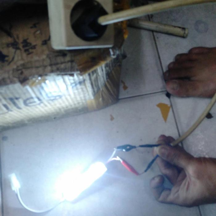 "New" led module 3 mata Samsung 220V warna putih