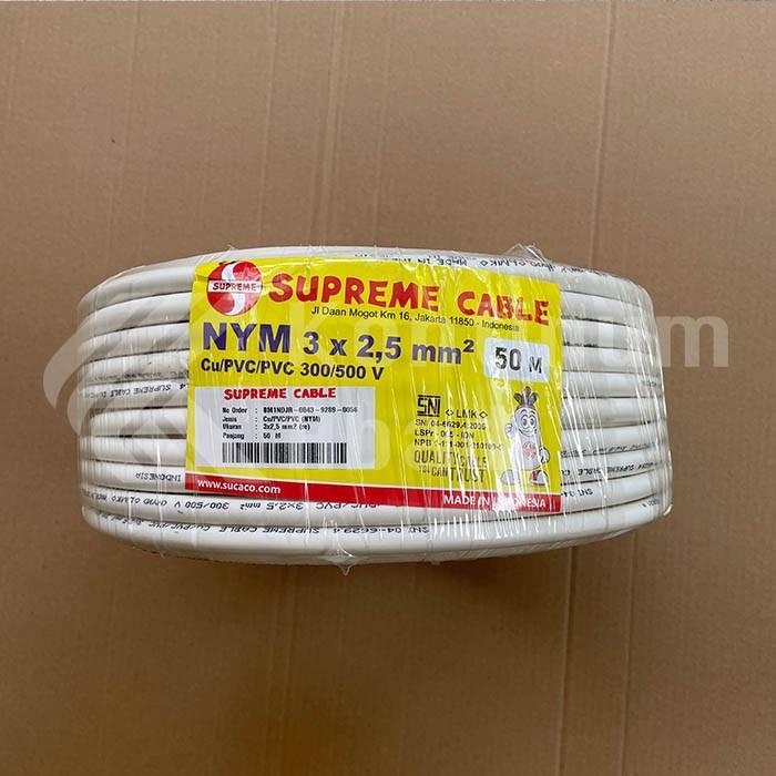 MNTB" KABEL LISTRIK SUPREME NYM 3 X 2.5 MM 3 X 2,5 MM PER METER