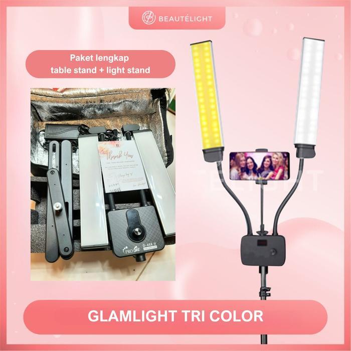 Glamlight Full Set Bi Color / Ring light MUA / Ringlight Beautelight