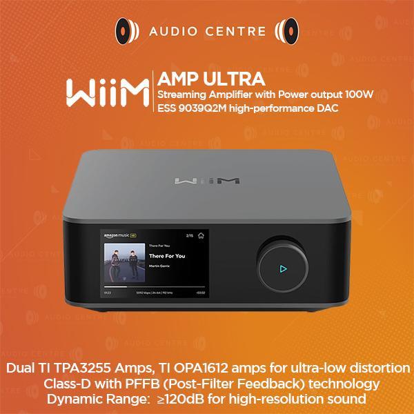 WiiM Amp Ultra Streaming Integrated Amplifier with ESS 9039Q2M DAC