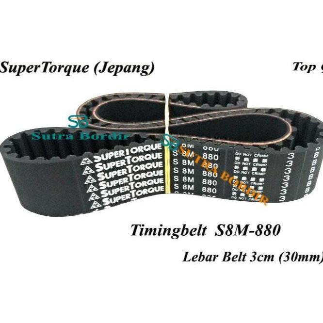 TIMINGBELT S8M 880 LEBAR 30MM SUPERTORQUE JAPAN TIMINGBELT S8M 880 LEBAR 3CM JEPANG MITSUBOSHI -