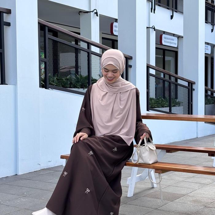 ABAYA PITA coquette motif bordir ABAYA HITAM SIMPLE TERBARU Arab