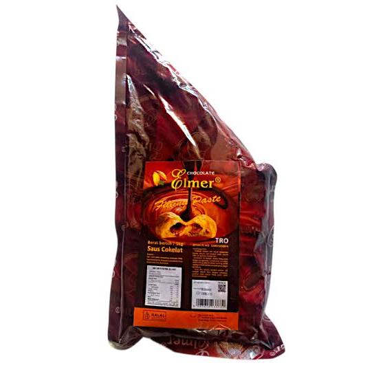 Isian Pasta Coklat Chocolate Filling Paste 1 Kg - Elmer