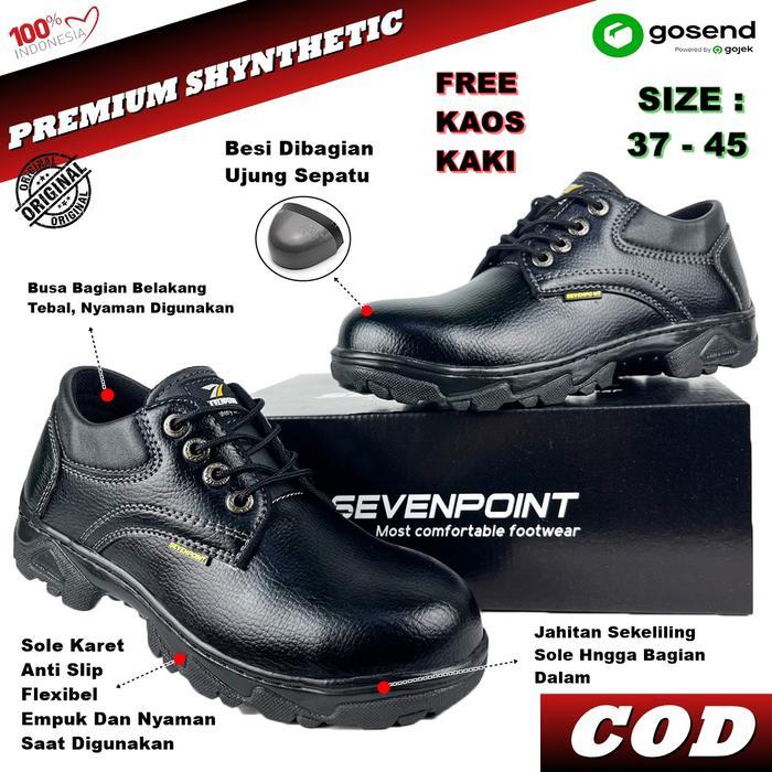 Promo Sepatu Safety Pria Wanita Original Sefty Shoes Proyek Kerja Lapangan Sefti Kitchen Savety