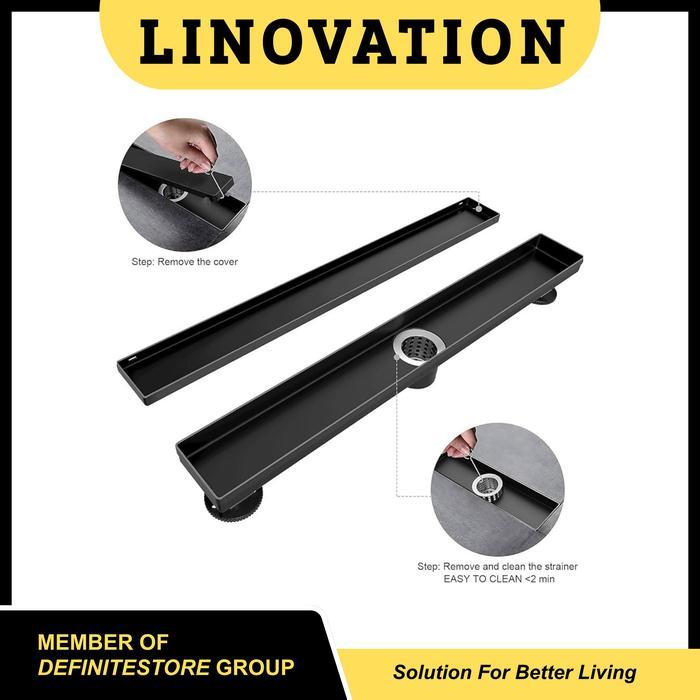 Floor Drain Panjang Stainless Saringan Kamar Mandi Saringat Got Smart Floor Drain Kamar Mandi