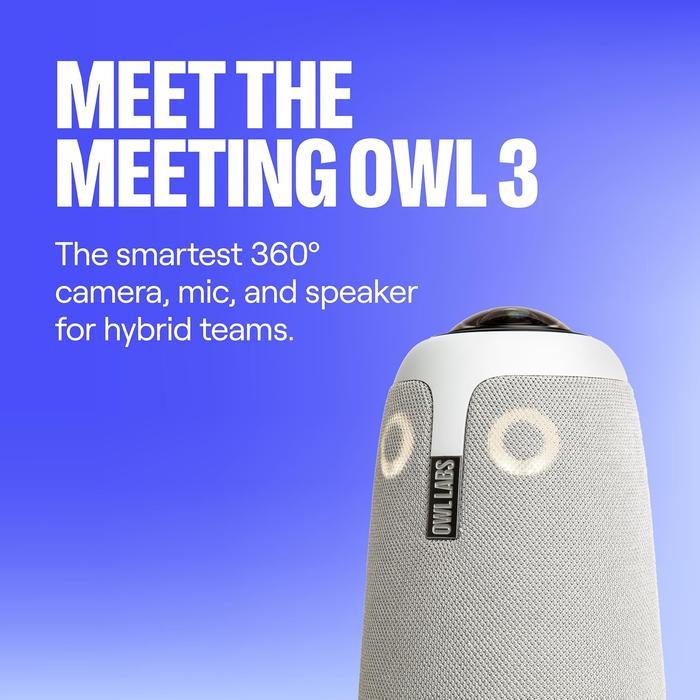 Owl Labs Meeting Owl 3 Next Gen Video Conference Mic Camera Speaker