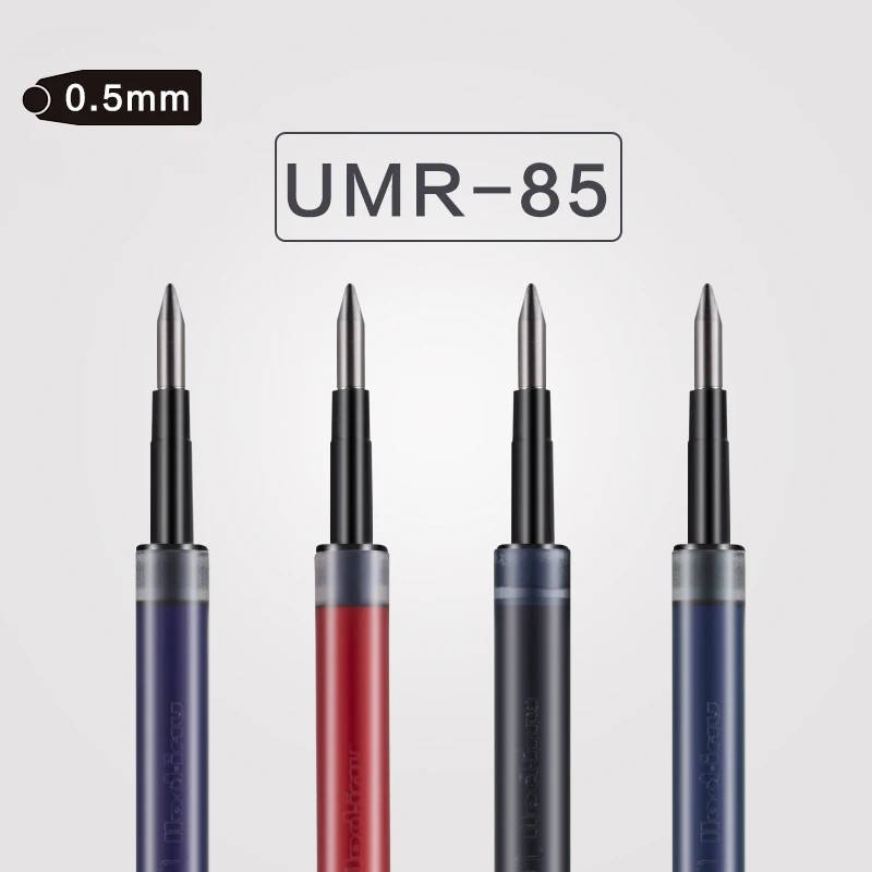 12 Pcs/Lot Uni-Ball Signo UMR-83 UMR-85 Refill for UMN-105 UMN-152 UMN-207 Gel Ink Pen 0.5 Mm Kawaii