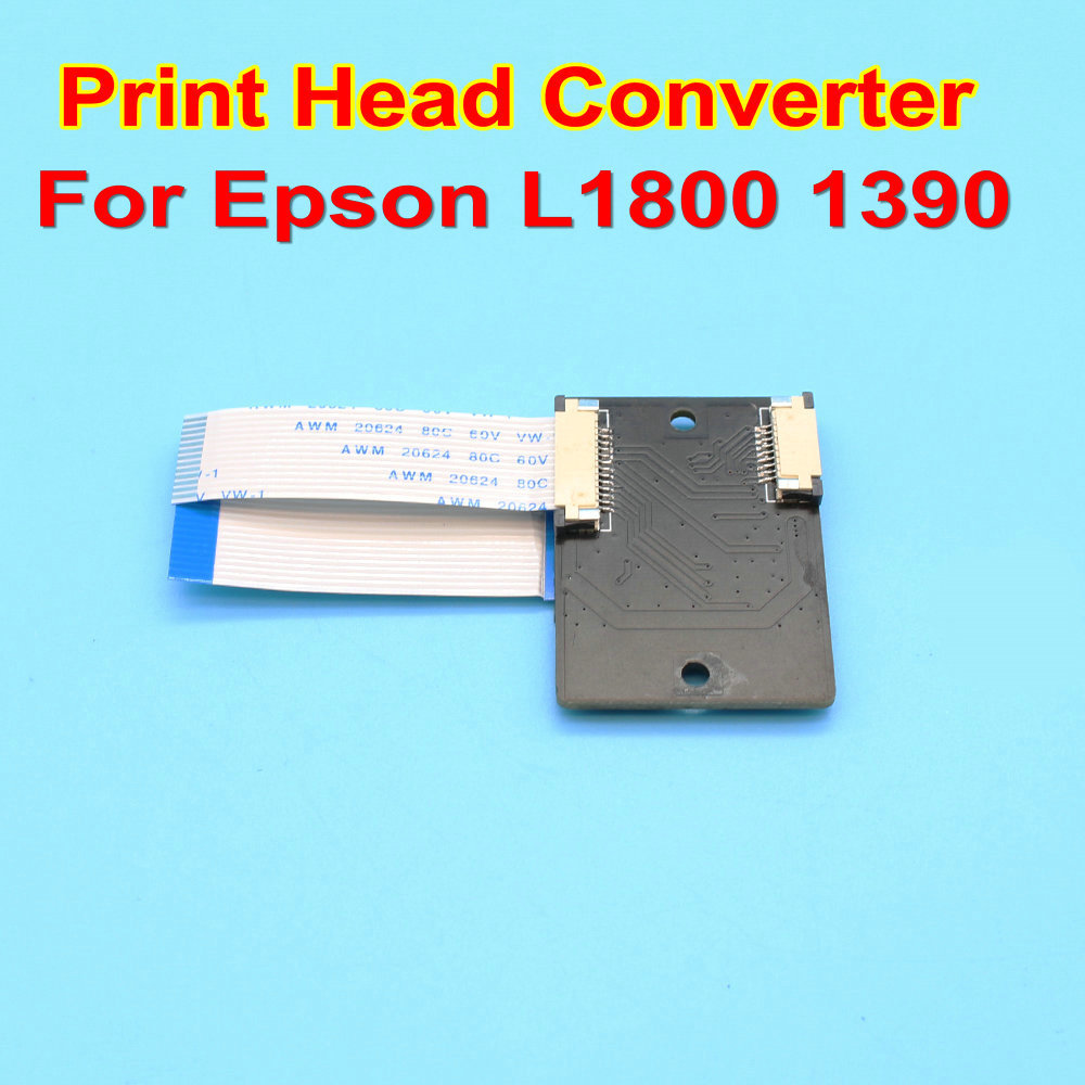Print Head Converter Kit For Epson L1800 1390 DTF DTG UV Printer Use L805 L800 Printhead Adapter Boa