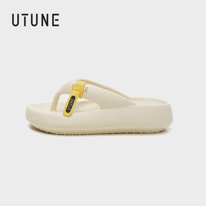 Murah PremiumUTUNE Sandal Jepit Anti Slip Nyaman Ringan Sandal Pria Wanita Casual Tahan Lama Cocok