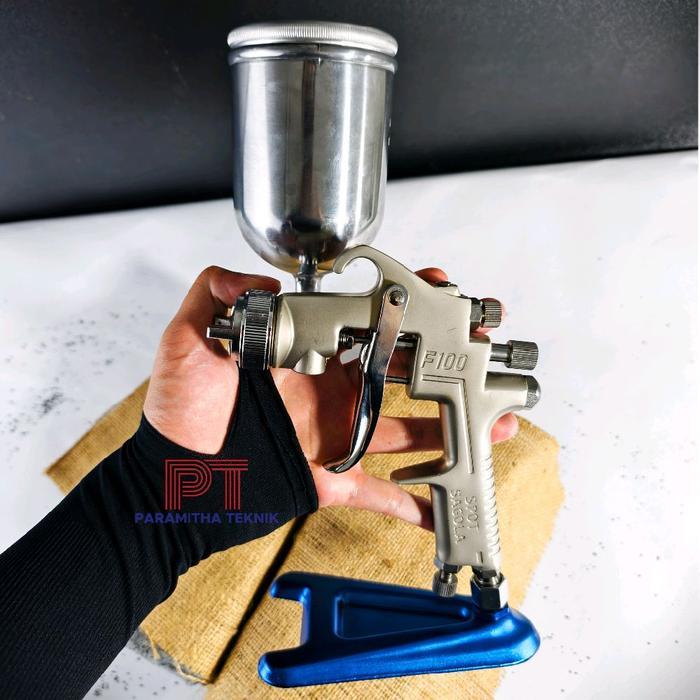 Paket Spraygun F75G Spray Gun F100G Tabung Atas 400Ml F 75 F 100 Tabung Atas Sagola Spot Co