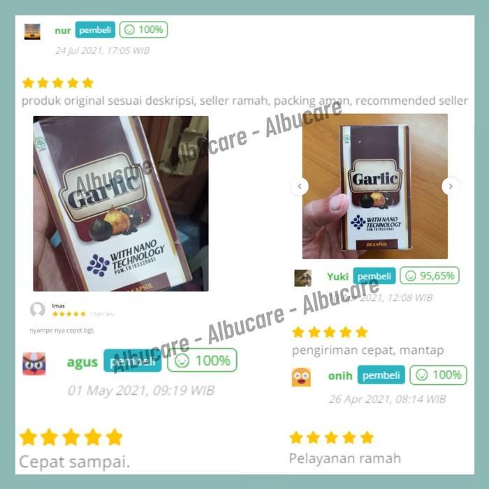 KAPSUL BAWANG PUTIH HITAM BLACK GARLIK TUNGGAL - GARLIC ORIGINAL 100%
