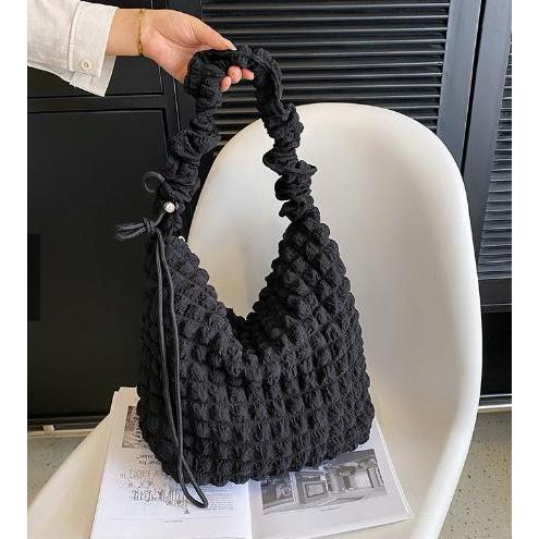 Aerostreet.Shoes - Haseena Tas 2 In 1 Bahu Selempang Wanita Alyssa Motif Awan Timbul Besar Cloudy