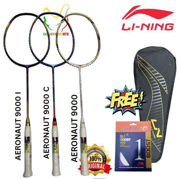 Lining Aeronaut 9000 9000D Drive Raket Badminton Original