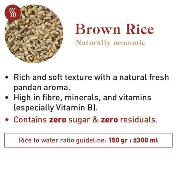 [1 Kg] Beras Cokelat Bali Organik - Kaze Rice