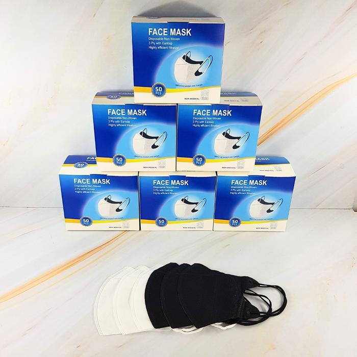 "New" ELEVEN8 300 PCS / 6 BOX PAKET USAHA BUNDLE HEMAT MASKER DUCKBILL DUCKBIL FACEMASK FACE MASK