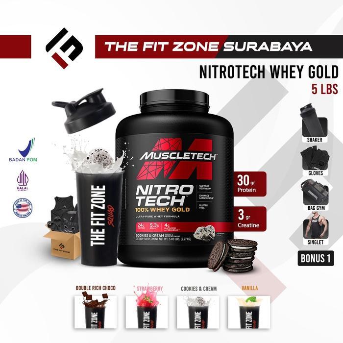 MUSCLETECH NITROTECH WHEY GOLD 5,03 LBS WHEY PROTEIN