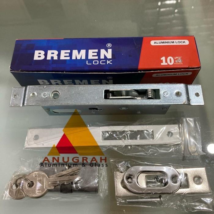 Kunci Pintu Sliding / Geser Aluminium Bremen 4423