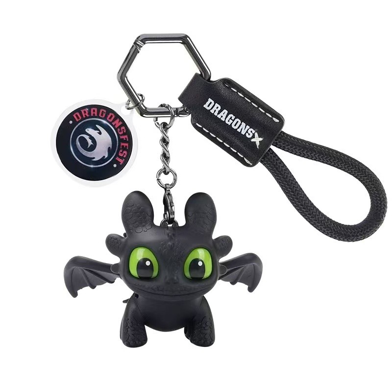 New Potdemiel Dragon Taming Master Creative Pendant Kawaii Toothless Glowing Doll Cartoon Backpack