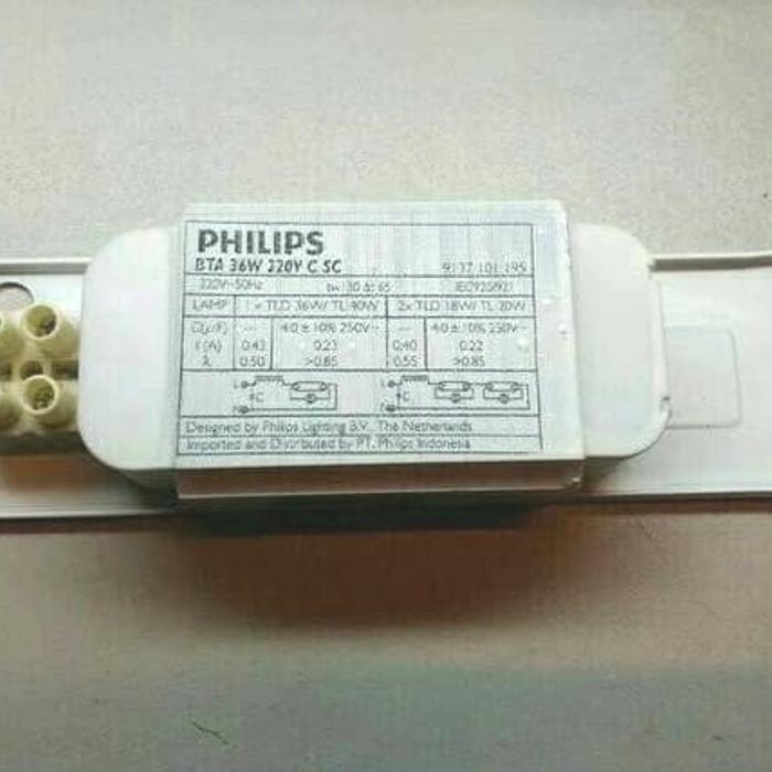 "New" Ballast/travo lampu neon Lampu TL BTA 36Watt philips