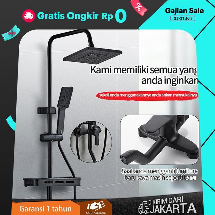 Toto - Set Shower Panas Dingin Persegi/ Shower Kamar Mandi/ Set Shower Kamar 3In1 Dengan Keran Air