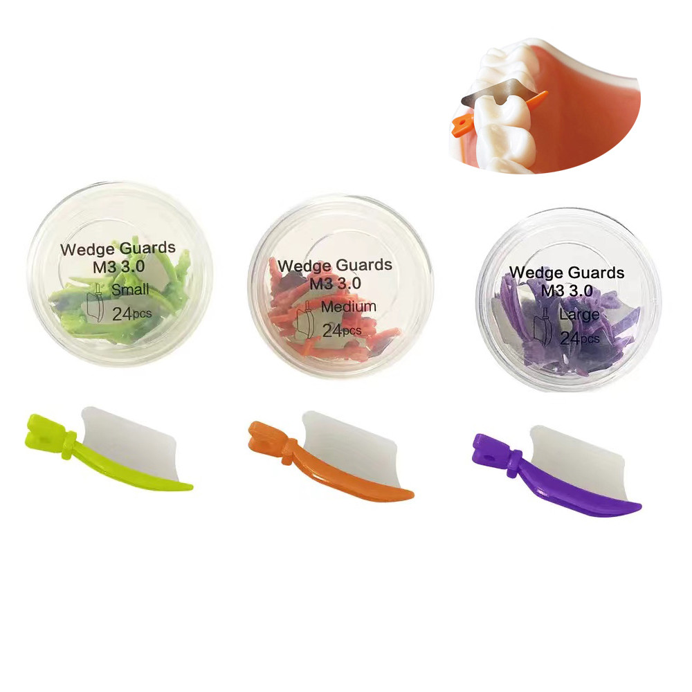 24Pcs/Box Dental Matrix Wedge Guards Prime Teeth Interproximal