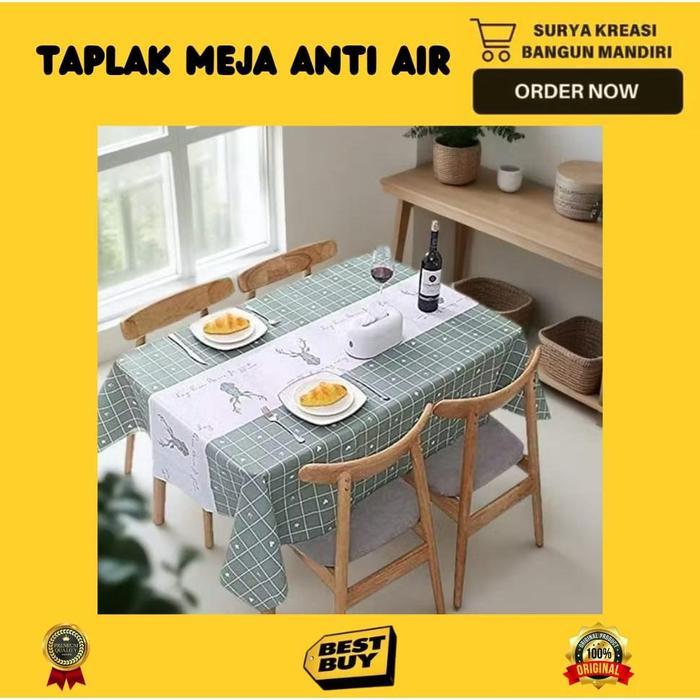 TAPLAK MEJA ANTI AIR - TAPLAK MEJA MAKAN ANTI MINYAK - TAPLAK MEJA PEVA - TAPLAK MEJA MODERN