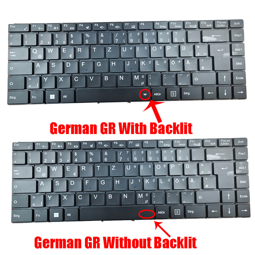 Laptop keyboard For MEDION AKOYA E14307 MD61962 MD62062 MD61974 Black France FR/German GR With