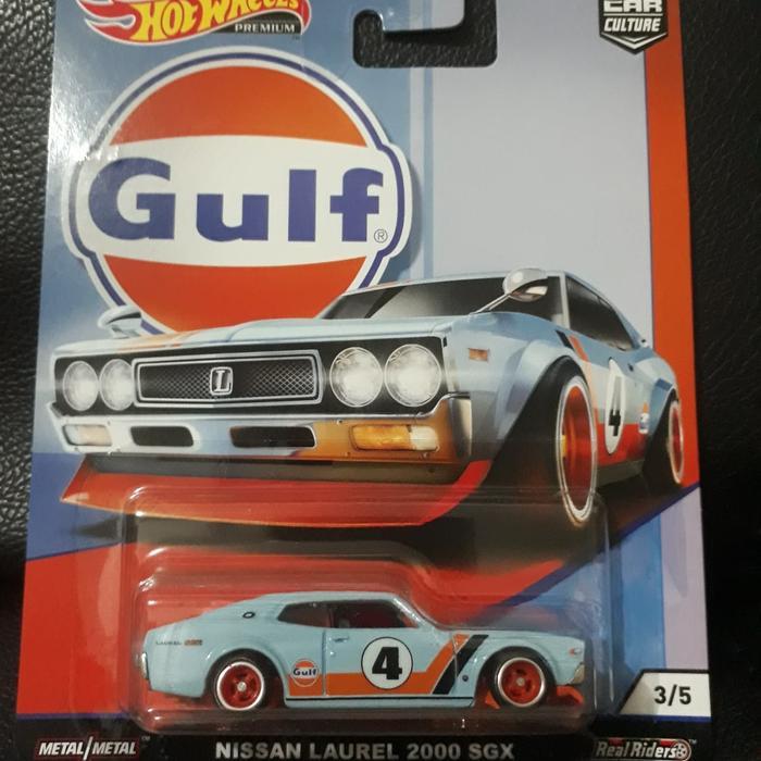 Terlaris Hot Wheels Hotwheels Gulf Series Nissan Laurel 2000 Sgx
