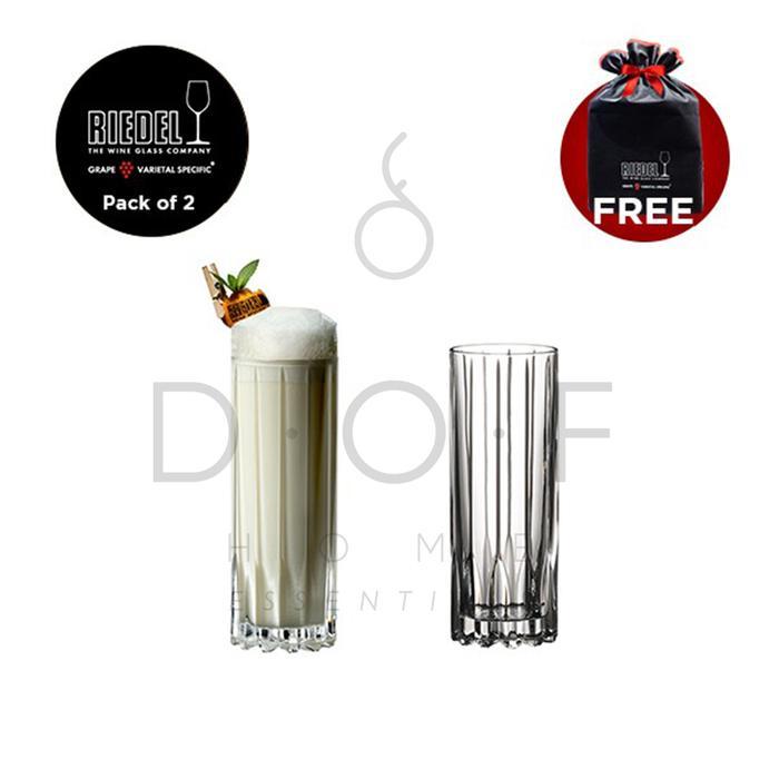 Hot Sale Gelas Riedel Bar Drink Specific Glassware Fizz Glass Pack Of 2 Pcs