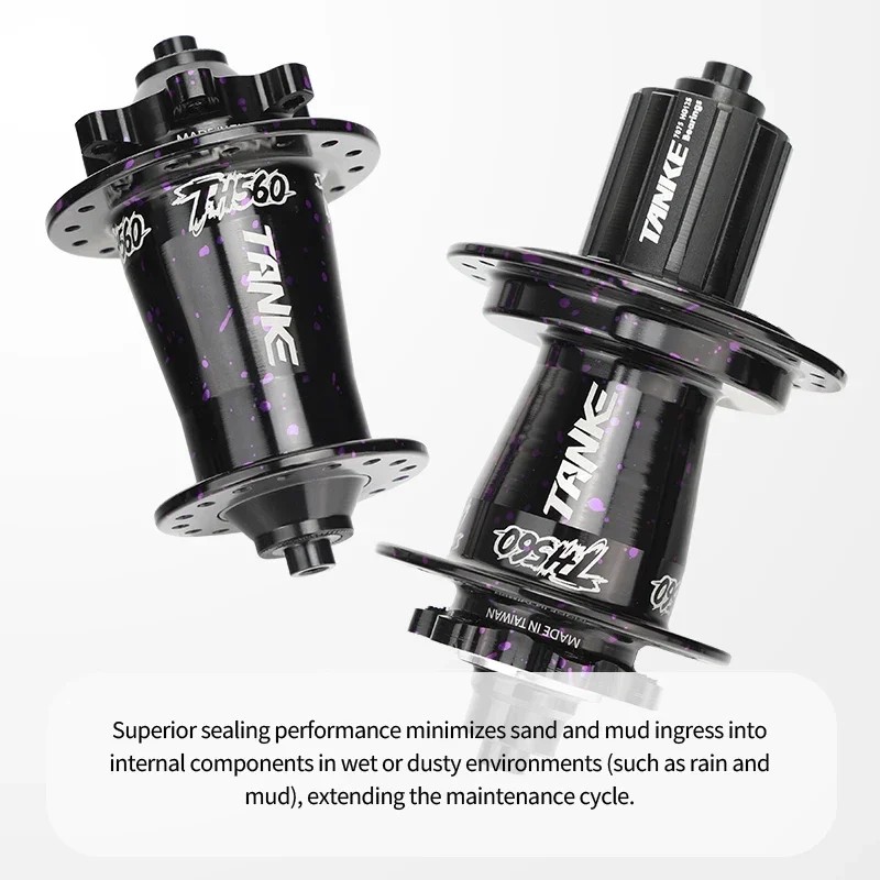 TANKE MTB hubs 360 noise 32/36Holes 6 Bearing 9 Pawl 7-12 Speed bike hub Disc Brake bicycle