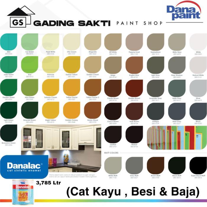 Danapaint Danalac Cat Kayu & Besi Galon 5KG