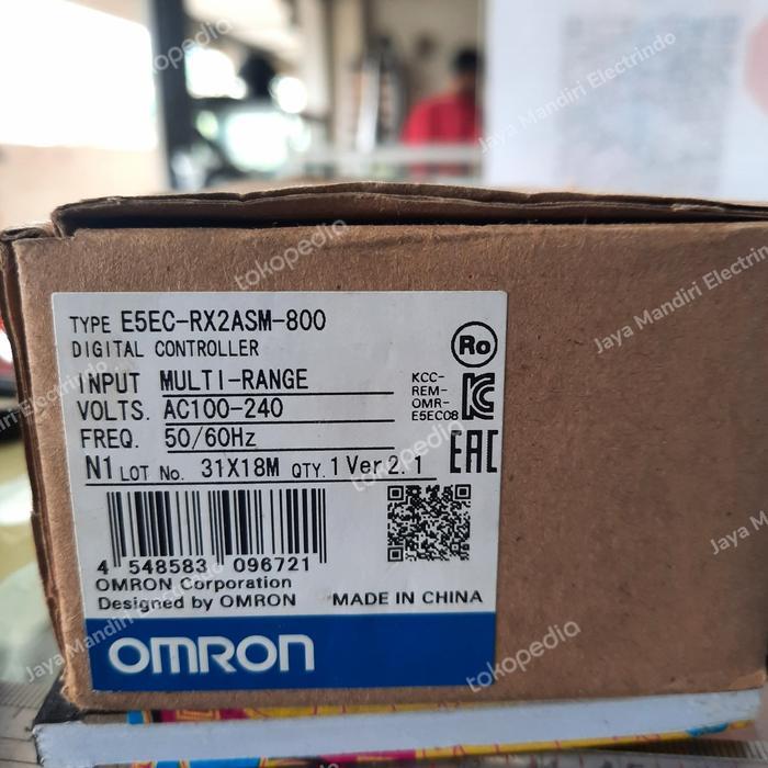 Digital Cotroller Omron E5Ec-Rx2Asm-800 / E5Ec Rx2Asm 800 Termurah