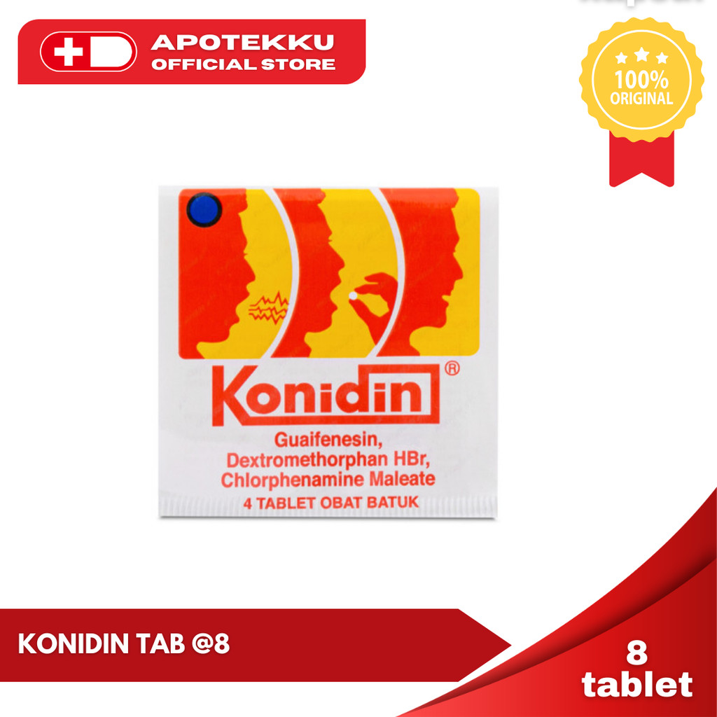 Konidin Tablet - Paket 3 Strip (12 Tablet) Batuk