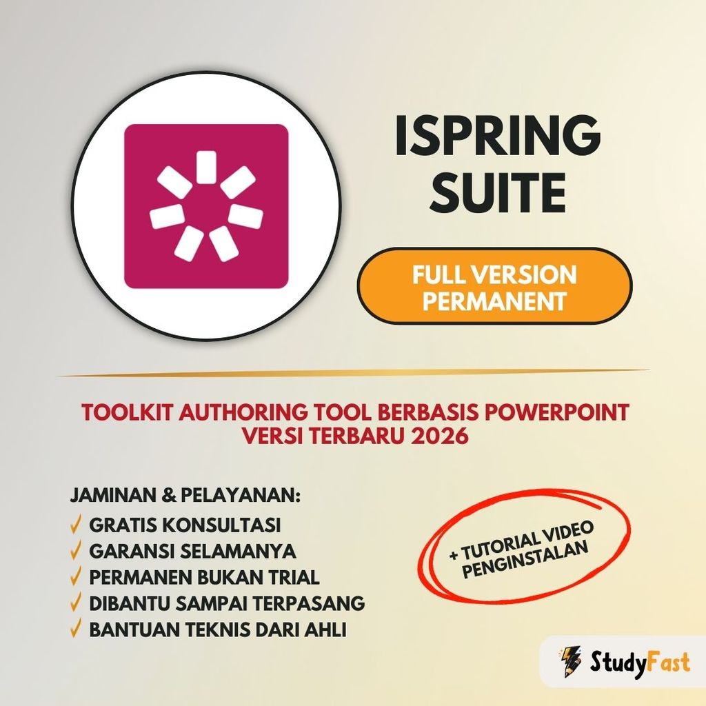 iSpring Suite 2026 Full Version Original | Software Presentasi & Kuesioner Interaktif + Tutorial