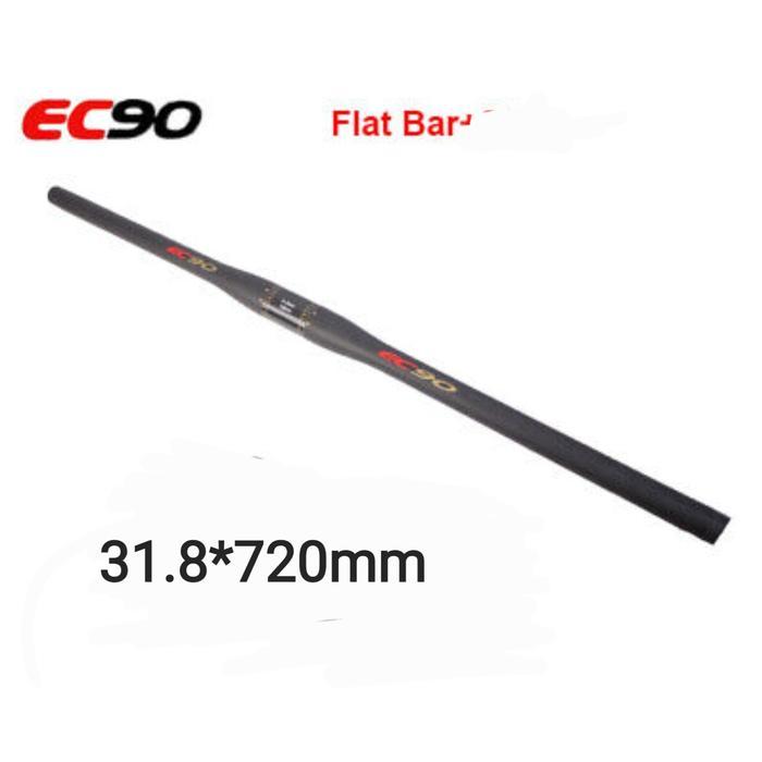 EC90 Handlebar Carbon Size 31.8MM Stang Handlebar Carbon Sepeda MTB Stang Gratis Ongkir
