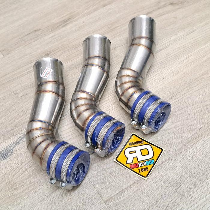 Air Intake Connecting Stainless Sps Vario 125 150 Pcx Cbu Untuk Tb Brt Dan Sejenisnya