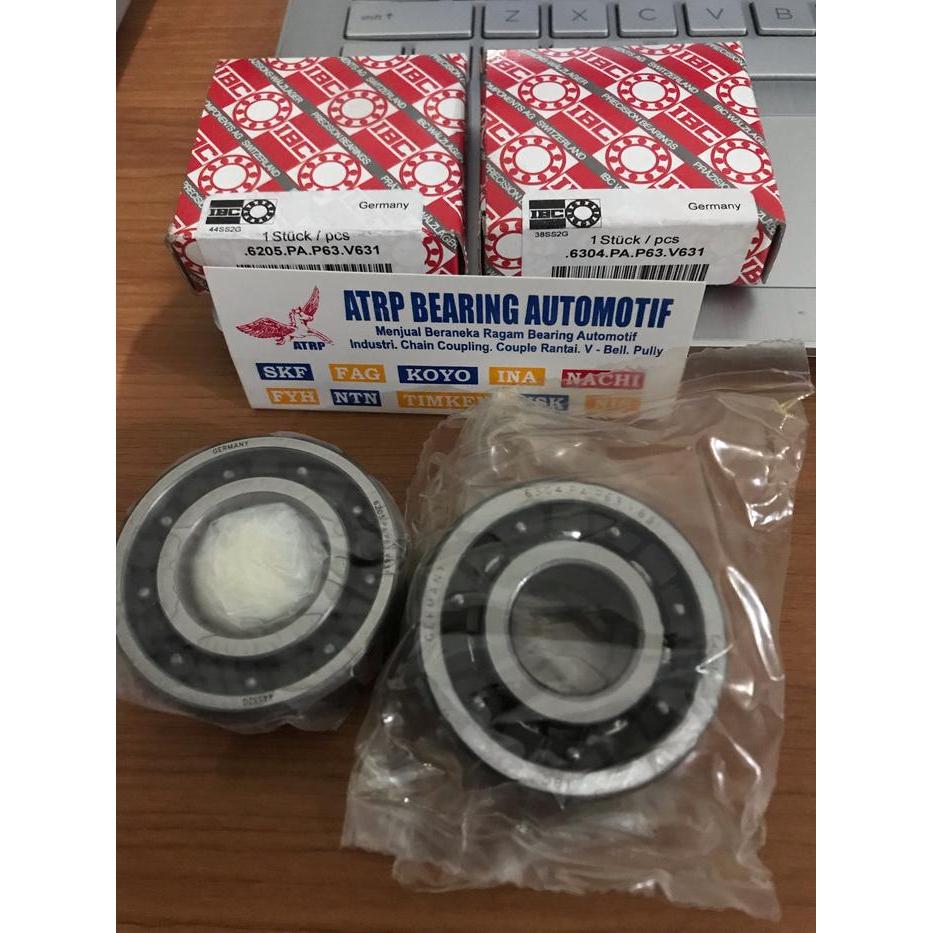 Bearing Kruk As Motor Yamaha Jupiter Z Rx King Rxz Rxs Vega R 6205 Pap63 6304 Pap63 Ibc Germany