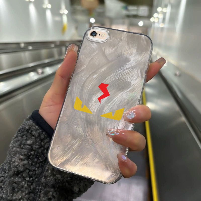 Casing Hp Untuk iPhone 7 Plus 8 Plus SE 2020 X Xr Xs Max Case Casing pola Kebahagiaan dan Makanan Ka
