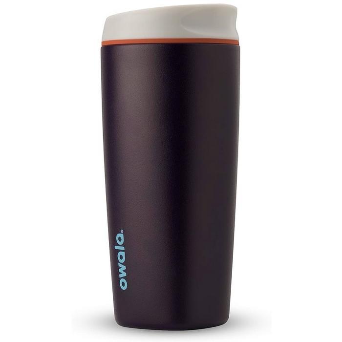 Owala SmoothSip, Stainless Steel Coffee Tumbler, 20-oz - Grey/Navy (Telescope Tales)