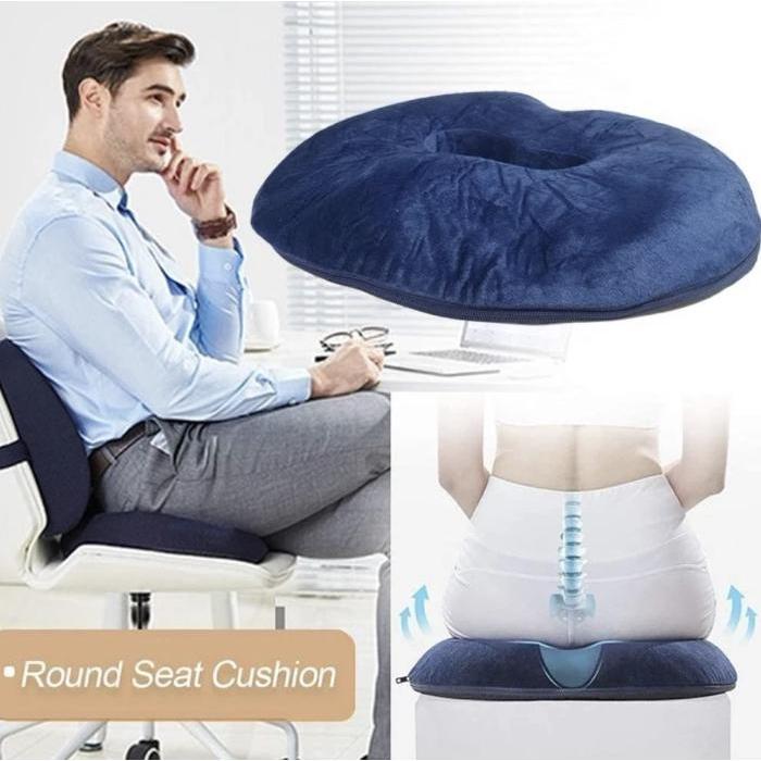 Bantal Duduk Kursi Kantor Orthopedic Seat Bantal Donat Tulang Ekor Empuk Nyaman Bantal Duduk Wasir