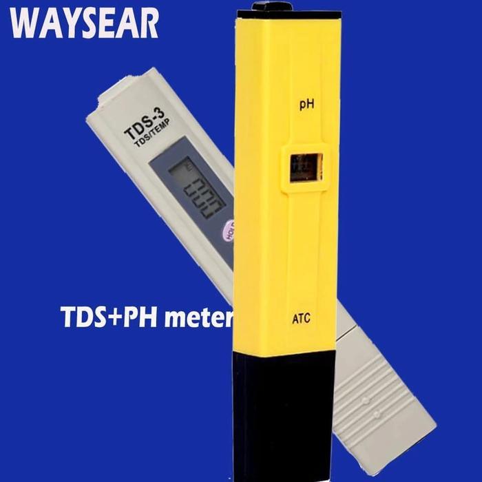 Digital Paket Alat Ukur Ph Tds Meter Hidroponik Akuarium Pasti Ori