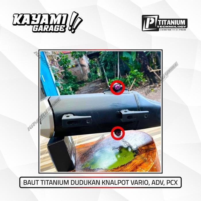 BAUT TITANIUM KNALPOT VARIO 125/150
